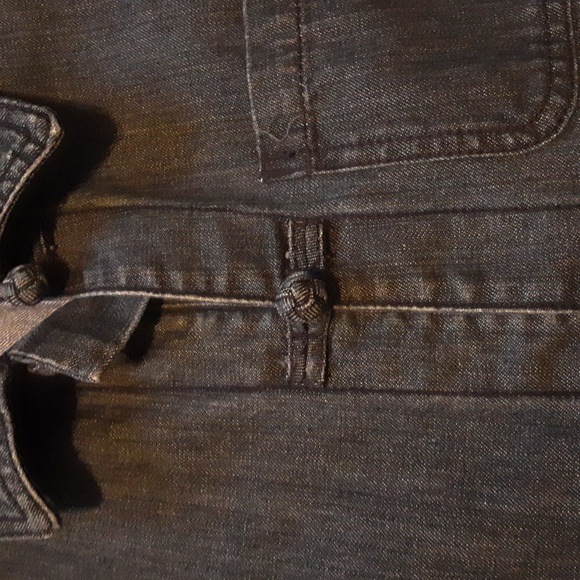 Liz Claiborne Jeans brand dressy Jean jacket - Picture 2 of 4